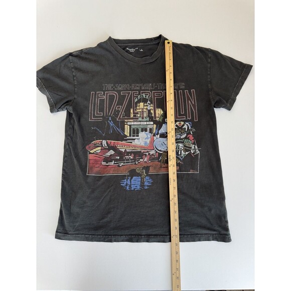 Led Zeppelin Abercrombie and Fitch T-shirt Band Tee Size Large Black - Picture 4 of 5